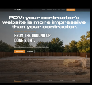 POV: Your Contractor’s impressive website